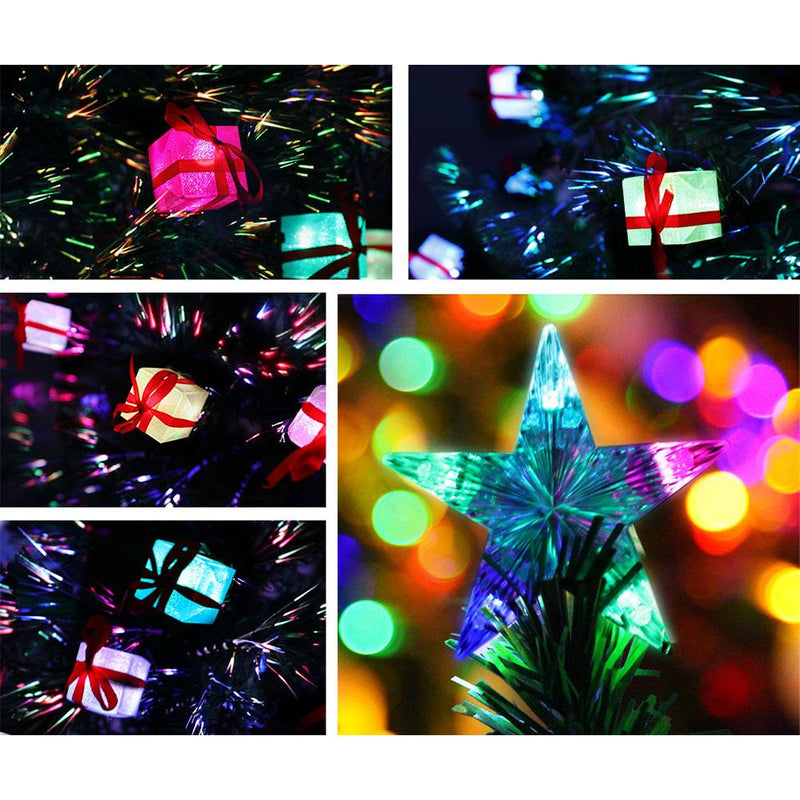 7Ft Christmas Tree Fibre Optic Multi-colour Lights - Occasions > Christmas - Rivercity House & Home Co. (ABN 18 642 972 209) - Affordable Modern Furniture Australia