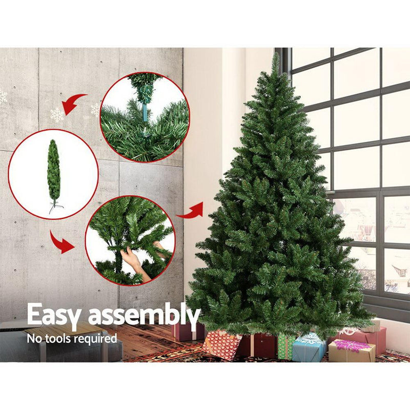 7FT Christmas Tree - Green - Rivercity House & Home Co. (ABN 18 642 972 209) - Affordable Modern Furniture Australia