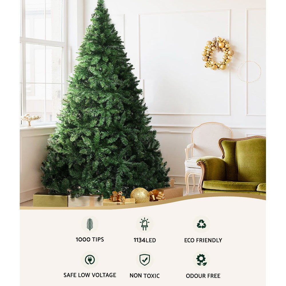 7FT Christmas Tree | Tips:1000 | LED Colour: Warm White | LED Count: 1134 - Occasions - Rivercity House & Home Co. (ABN 18 642 972 209) - Affordable Modern Furniture Australia