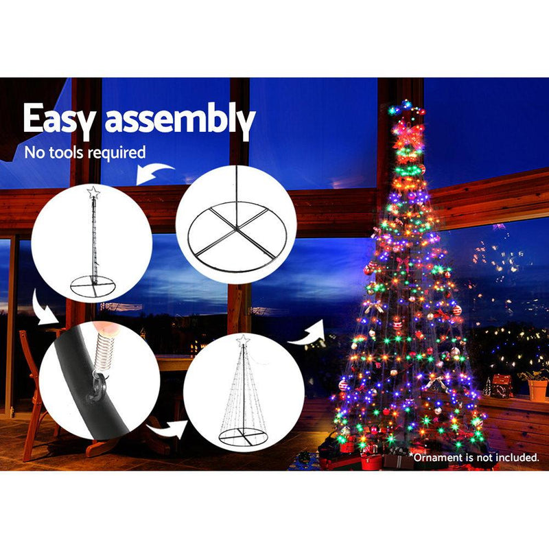 7FT LED Christmas Tree | LED Colour: Multicolour | LED Count 264 | SOLAR POWER - Occasions - Rivercity House And Home Co.
