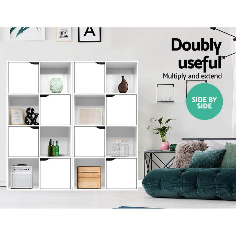 8 Cube Storage Organiser in White - Rivercity House & Home Co. (ABN 18 642 972 209) - Affordable Modern Furniture Australia