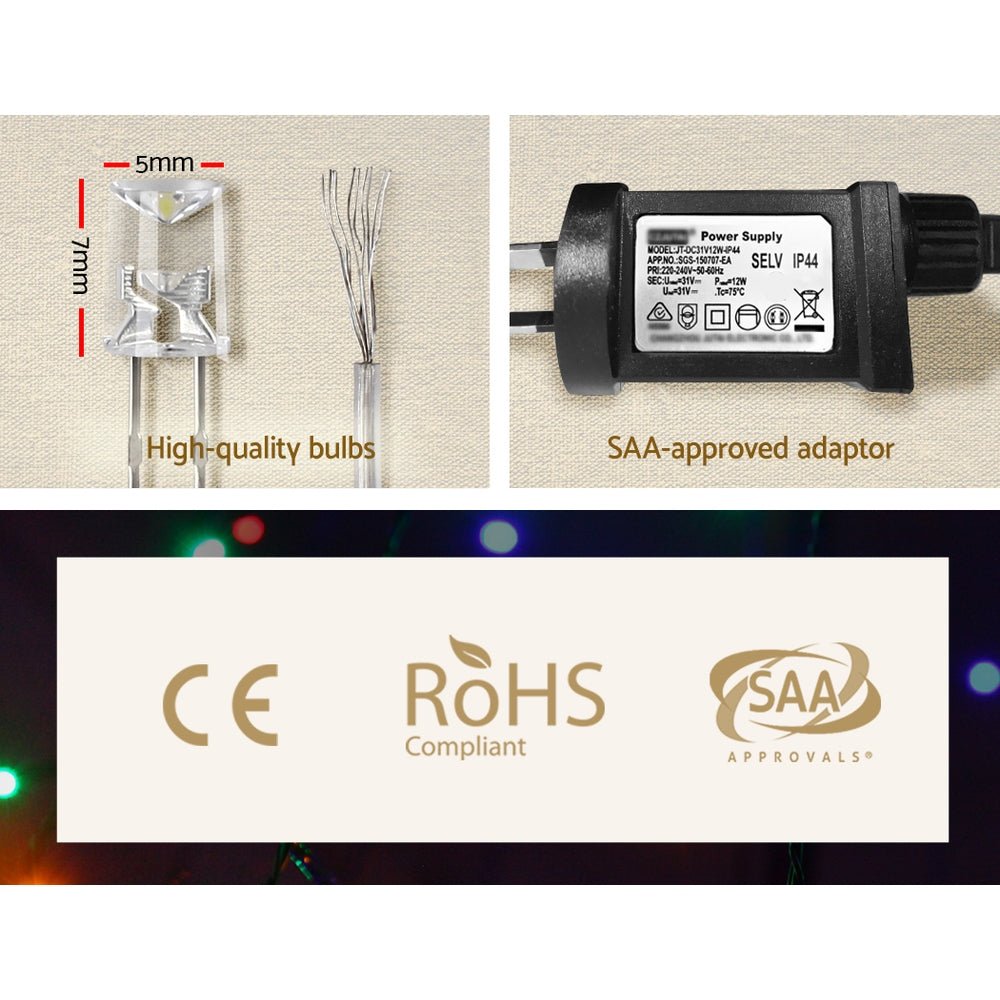 800 LED Christmas Icicle Lights Warm White - Occasions - Rivercity House & Home Co. (ABN 18 642 972 209) - Affordable Modern Furniture Australia