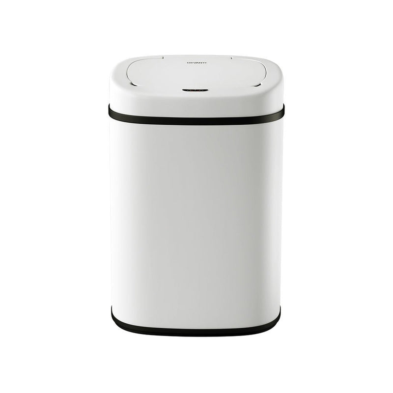 82L Motion Sensor Bin Rubbish Waste Automatic Trash Can Kitchen White - Appliances > Kitchen Appliances - Rivercity House & Home Co. (ABN 18 642 972 209)