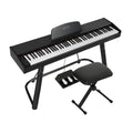 88 Keys Electronic Piano Keyboard Digital Electric w/ Stand Stool Weighted