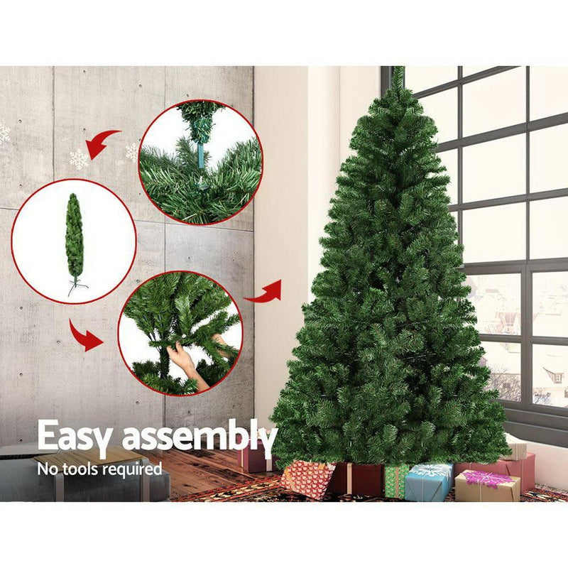 8FT Christmas Tree | Tips: 1000 - Occasions - Rivercity House & Home Co. (ABN 18 642 972 209) - Affordable Modern Furniture Australia