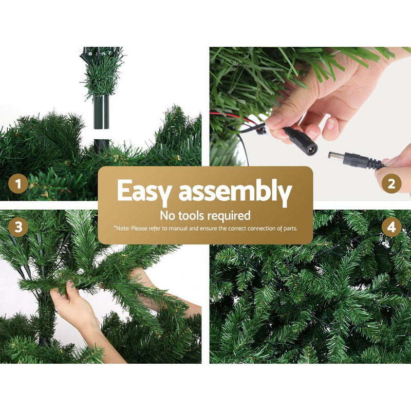 8FT Christmas Tree | Tips: 1488 | LED Colour: Warm White | LED Count: 1488 - Occasions - Rivercity House & Home Co. (ABN 18 642 972 209) - Affordable Modern Furniture Australia