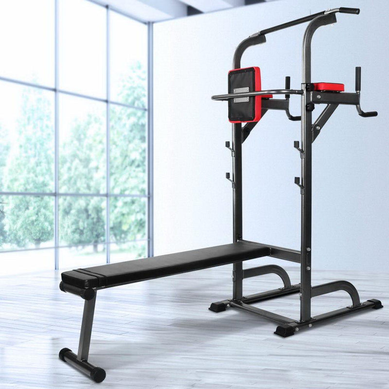 9-IN-1 Power Tower Weight Bench Multi-Function Station - Rivercity House & Home Co. (ABN 18 642 972 209) - Affordable Modern Furniture Australia