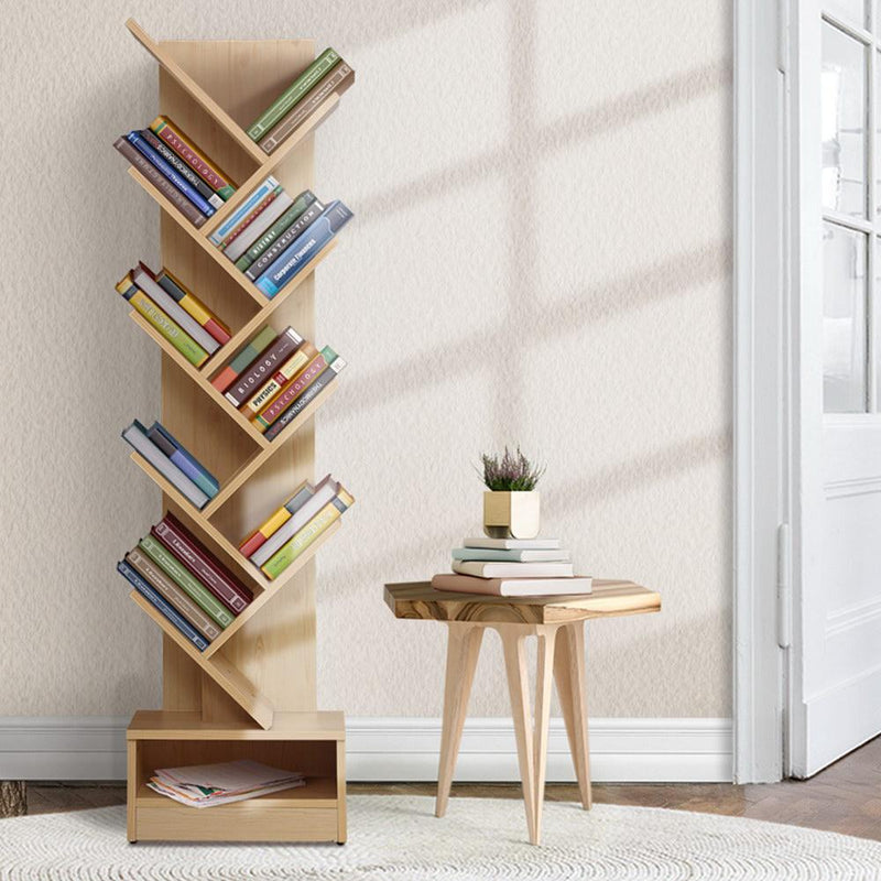 9 Tier Natural Tree Bookcase - Furniture - Rivercity House & Home Co. (ABN 18 642 972 209) - Affordable Modern Furniture Australia