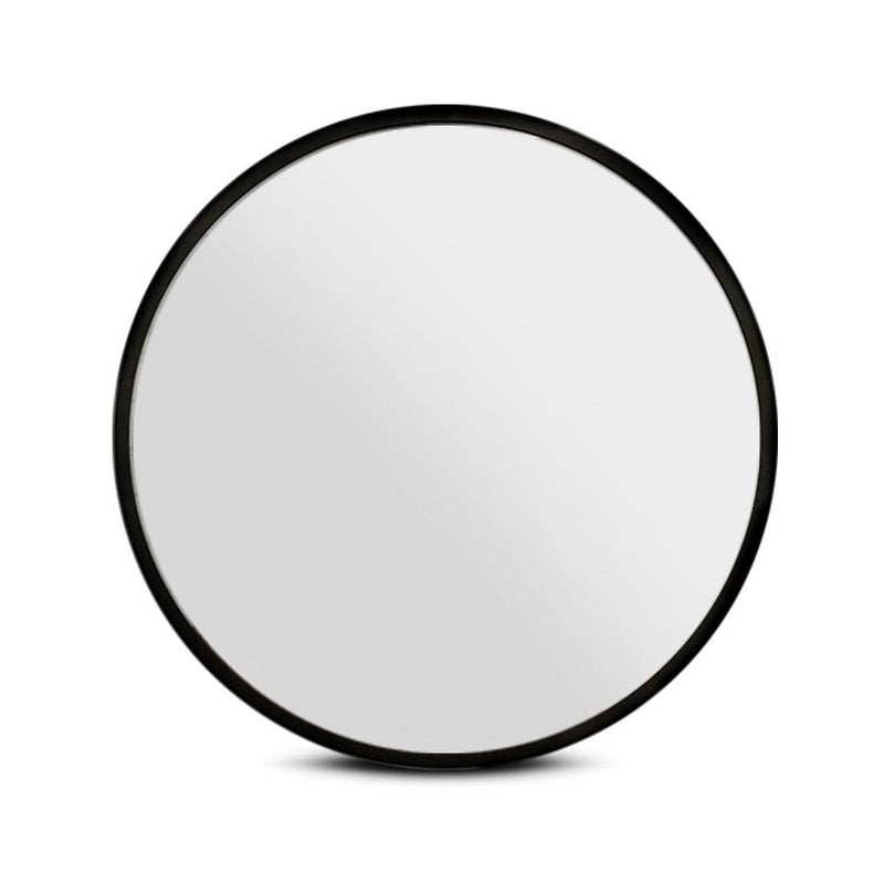 90CM Wall Mirror Bathroom Makeup Mirror Round Frameless Polished - Home & Garden > Bathroom Accessories - Rivercity House And Home Co.