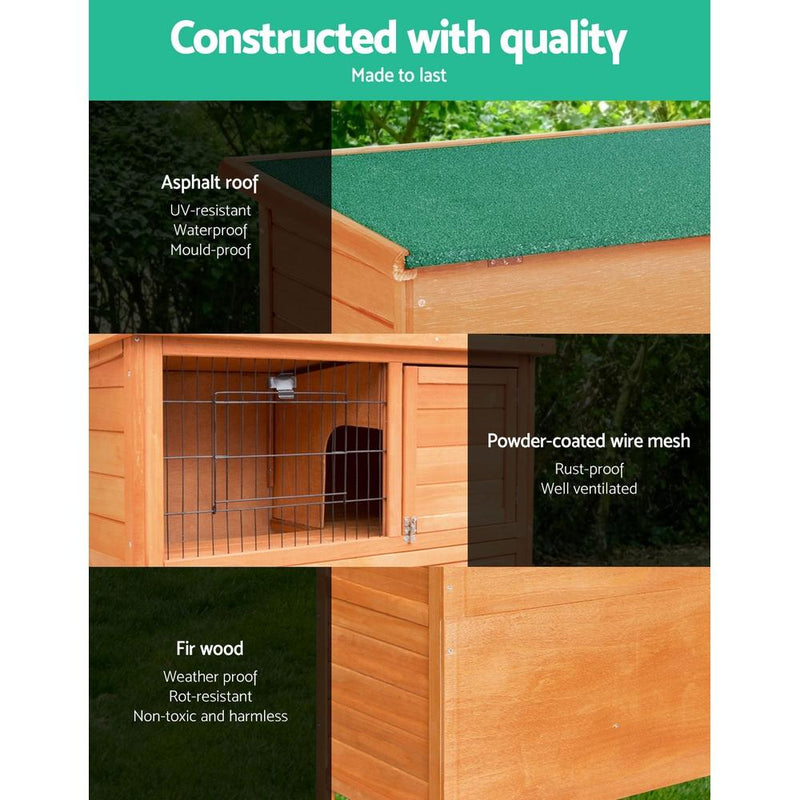 93cm Tal Wooden Pet Coop - Pet Care - Rivercity House & Home Co. (ABN 18 642 972 209) - Affordable Modern Furniture Australia