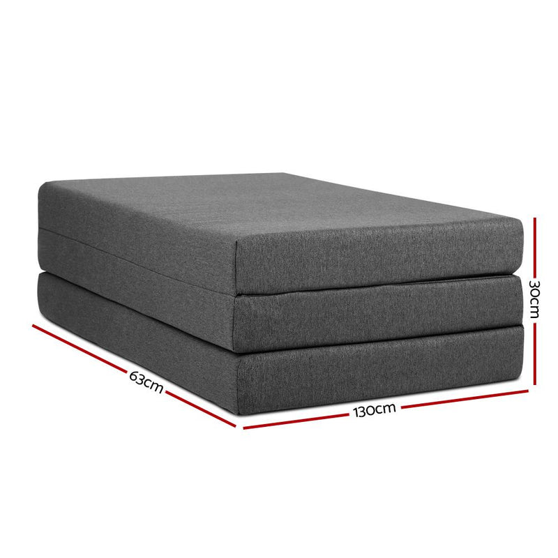 Double Size | Portable Folding Foam Mattress Portable - Rivercity House & Home Co. (ABN 18 642 972 209) - Affordable Modern Furniture Australia