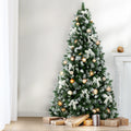 9FT / 2.7M Snowy Pine Needle Christmas Tree – 1765 Tips