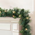 1.8M Christmas Garland with Pre-lit LED Lights