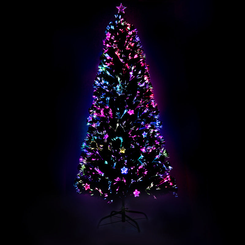 6FT Christmas Tree | Tips: 250 | Fibre Optic Stars
