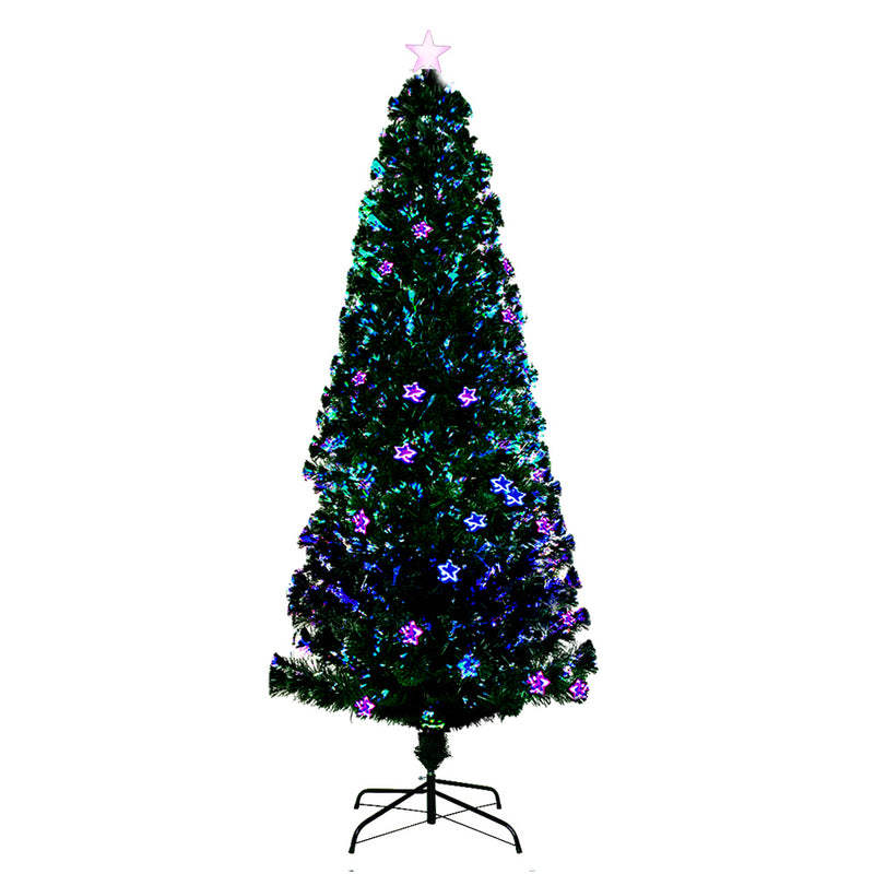 7FT Christmas Tree | Tips: 280 | Fibre Optic Stars | LED Top Star - Occasions - Rivercity House & Home Co. (ABN 18 642 972 209) - Affordable Modern Furniture Australia