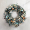 Christmas Wreath with Pre-Lit Lights Ornaments 60CM