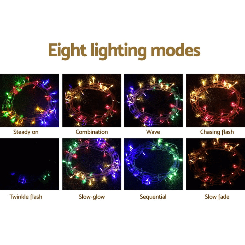 800 LED Christmas Icicle Lights Mutlicolour