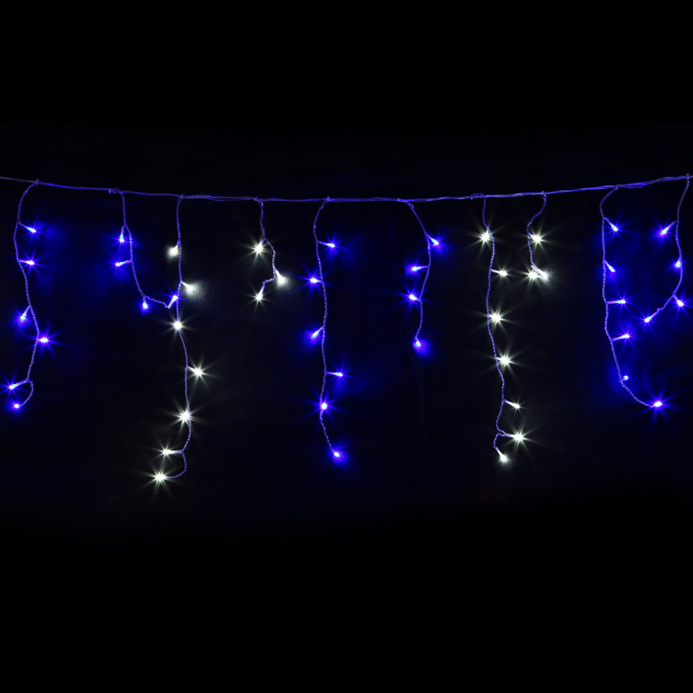 800 LED Christmas Icicle Lights White and Blue - Occasions - Rivercity House & Home Co. (ABN 18 642 972 209) - Affordable Modern Furniture Australia