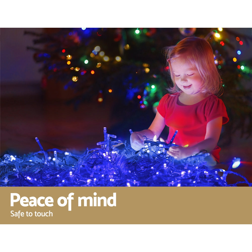 800 LED Christmas Icicle Lights White and Blue - Occasions - Rivercity House & Home Co. (ABN 18 642 972 209) - Affordable Modern Furniture Australia