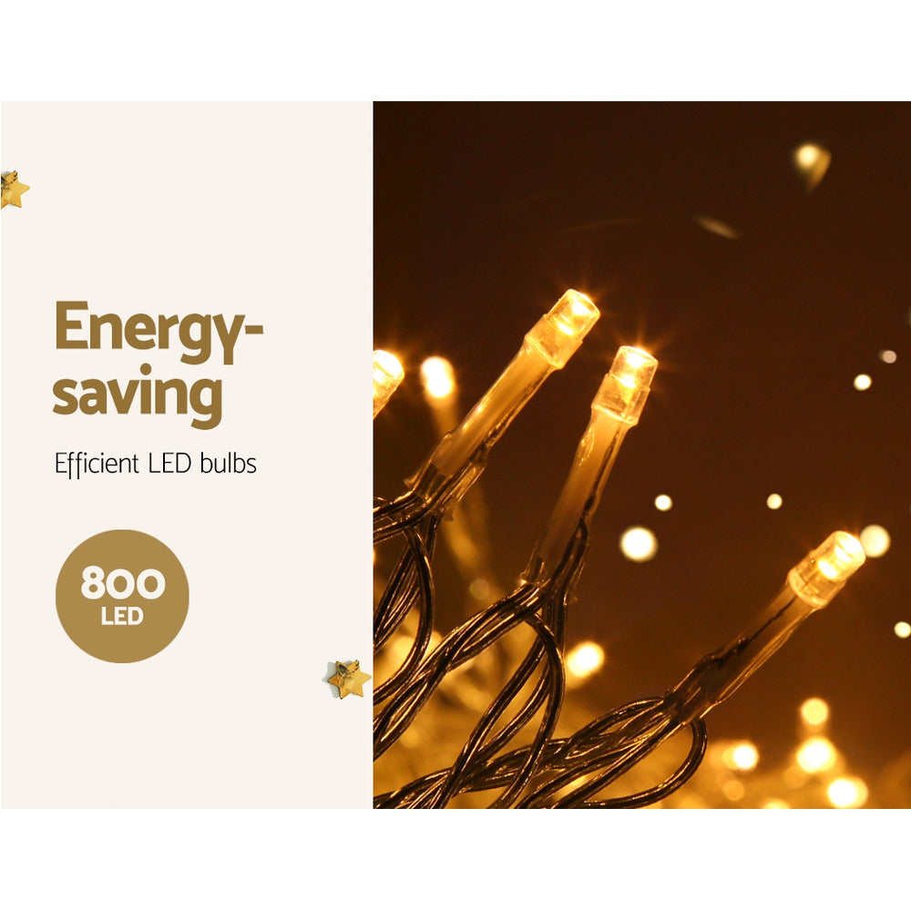 800 LED Christmas Icicle Lights Warm White - Occasions - Rivercity House & Home Co. (ABN 18 642 972 209) - Affordable Modern Furniture Australia