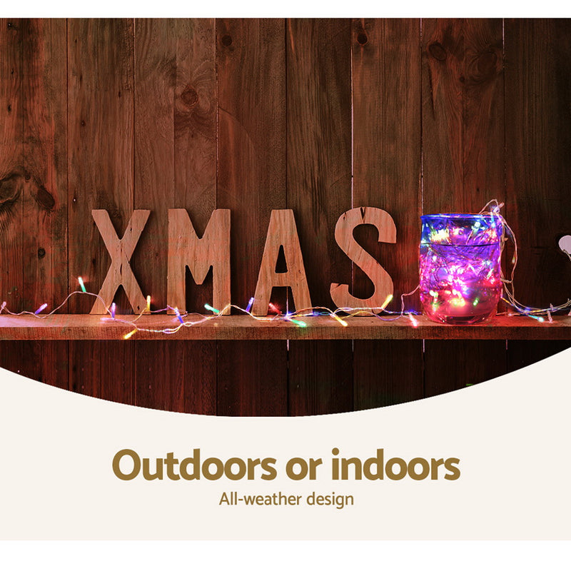 100M Christmas String Lights 500LED Multi Colour - Rivercity House & Home Co. (ABN 18 642 972 209) - Affordable Modern Furniture Australia
