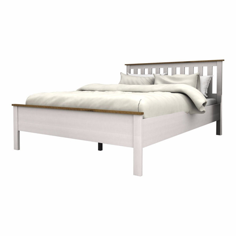 Abelina Queen Bed Frame White - Furniture > Bedroom - Rivercity House & Home Co. (ABN 18 642 972 209) - Affordable Modern Furniture Australia