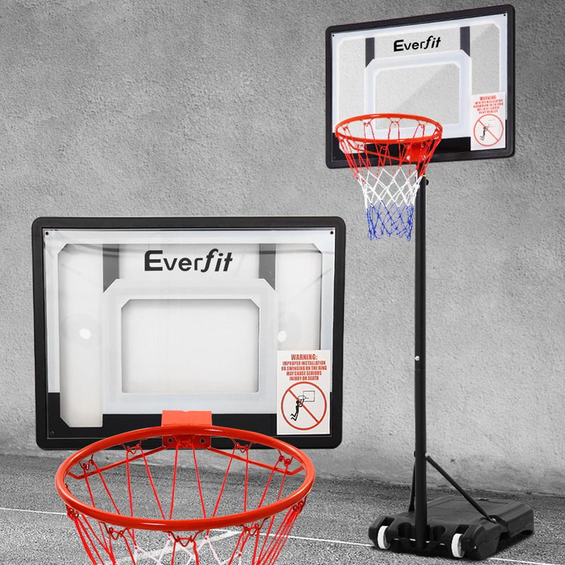 Adjustable Portable Basketball Stand Hoop System Rim - Rivercity House & Home Co. (ABN 18 642 972 209) - Affordable Modern Furniture Australia