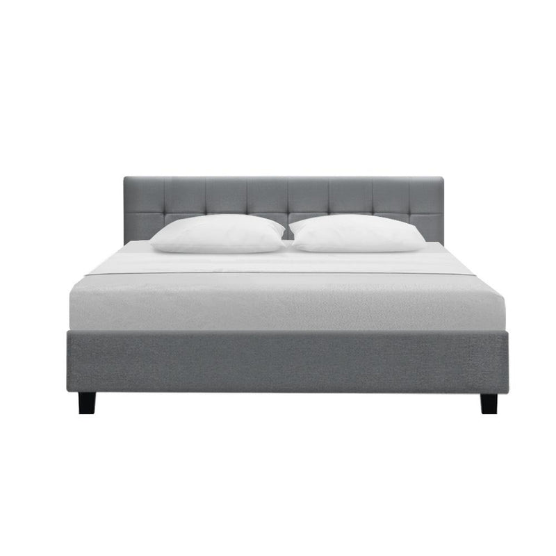 Agnes King Bed Frame Grey - Furniture > Bedroom - Rivercity House And Home Co.