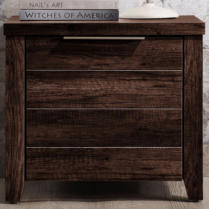 Alice Bedside Table Wenge - Furniture > Bedroom - Rivercity House & Home Co. (ABN 18 642 972 209) - Affordable Modern Furniture Australia