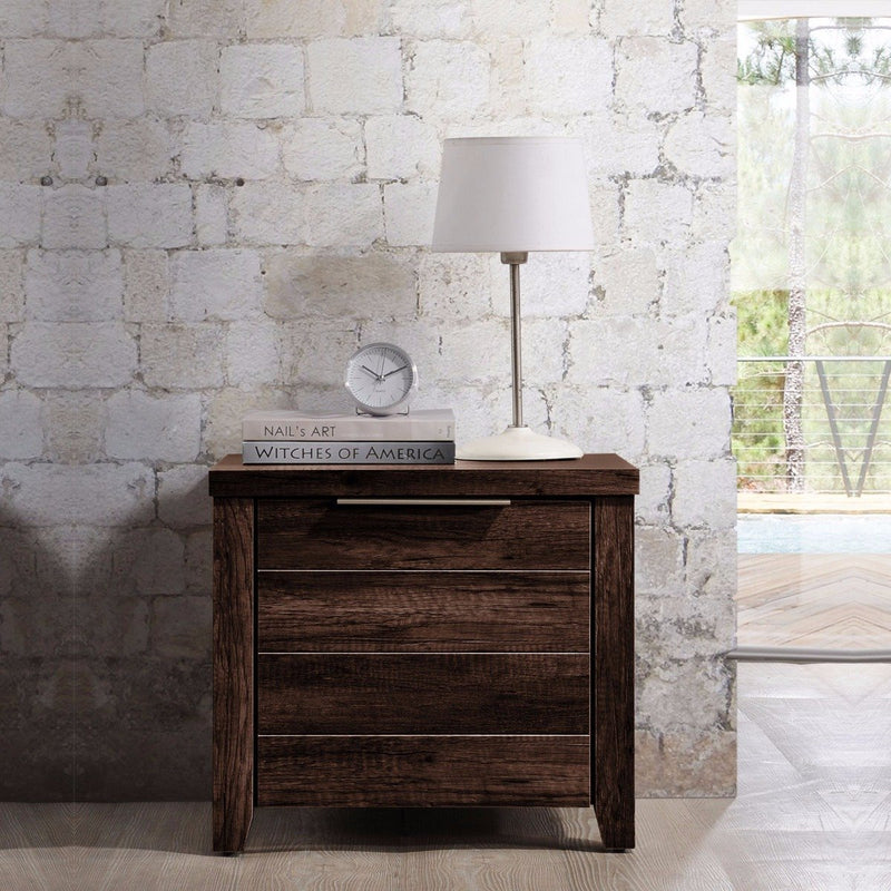 Alice Bedside Table Wenge - Furniture > Bedroom - Rivercity House & Home Co. (ABN 18 642 972 209) - Affordable Modern Furniture Australia