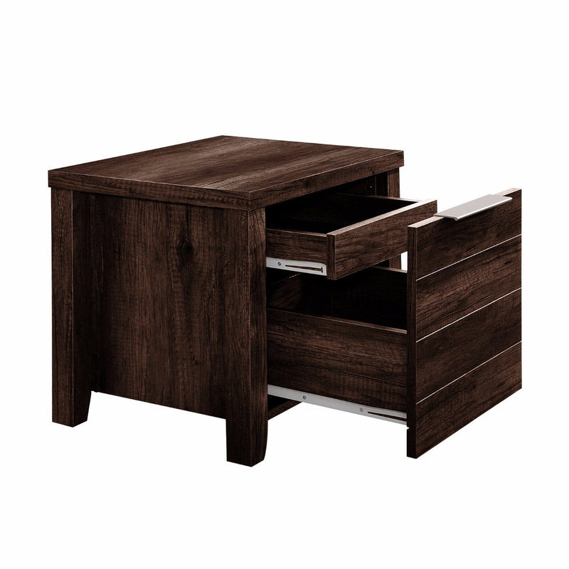 Alice Bedside Table Wenge - Furniture > Bedroom - Rivercity House & Home Co. (ABN 18 642 972 209) - Affordable Modern Furniture Australia