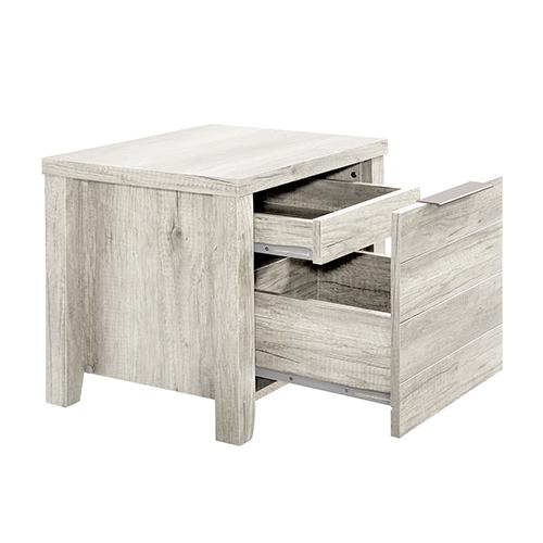 Alice Bedside table White Ash - Furniture - Rivercity House & Home Co. (ABN 18 642 972 209) - Affordable Modern Furniture Australia