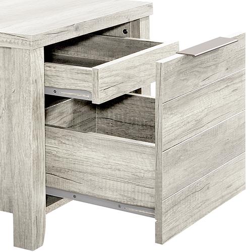 Alice Bedside table White Ash - Furniture - Rivercity House & Home Co. (ABN 18 642 972 209) - Affordable Modern Furniture Australia