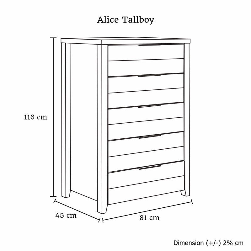 Alice Tallboy Wenge - Furniture > Living Room - Rivercity House & Home Co. (ABN 18 642 972 209) - Affordable Modern Furniture Australia
