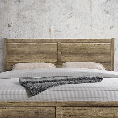 Alice Wooden Queen Bed Base Oak - Furniture > Bedroom - Rivercity House & Home Co. (ABN 18 642 972 209) - Affordable Modern Furniture Australia