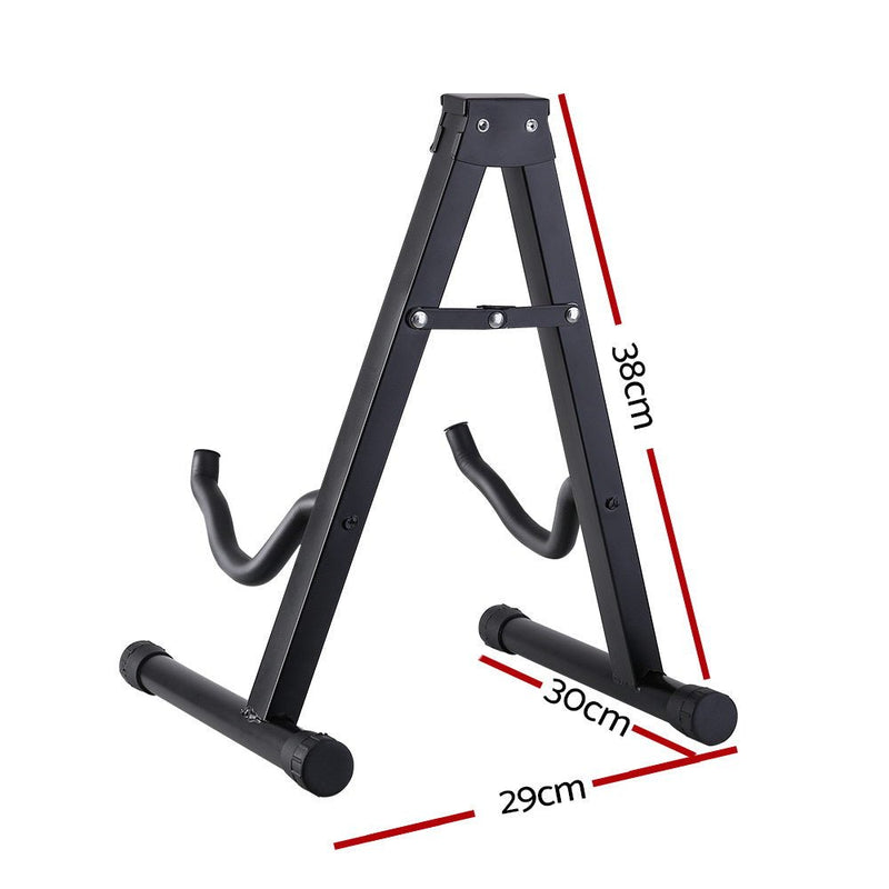 Alpha Guitar Stand Folding Portable Floor Rack Holder - Audio & Video > Musical Instrument & Accessories - Rivercity House & Home Co. (ABN 18 642 972 209)
