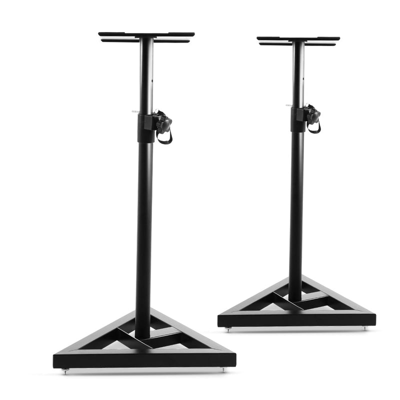 Alpha Speaker Stand 67-120cm Adjustable Height Surround Sound Studio Home 2pcs - Audio & Video > Musical Instrument & Accessories - Rivercity House & Home Co. (ABN 18 642 972 209) - Affordable Modern Furniture Australia