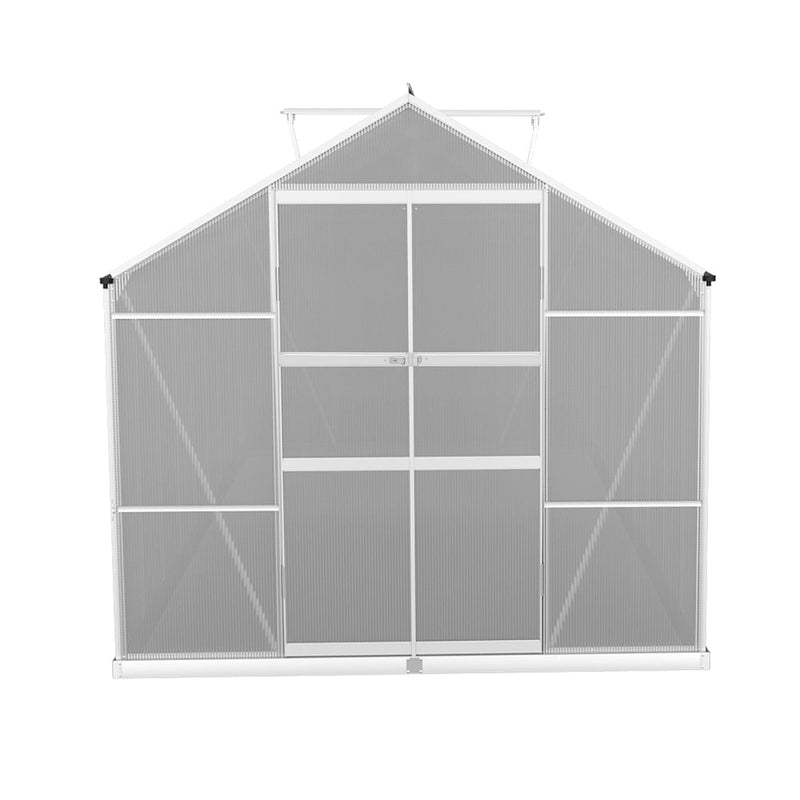 Aluminium Greenhouse Green House Garden Shed Double Door 5.1X2.5M - Home & Garden > Green Houses - Rivercity House & Home Co. (ABN 18 642 972 209) - Affordable Modern Furniture Australia