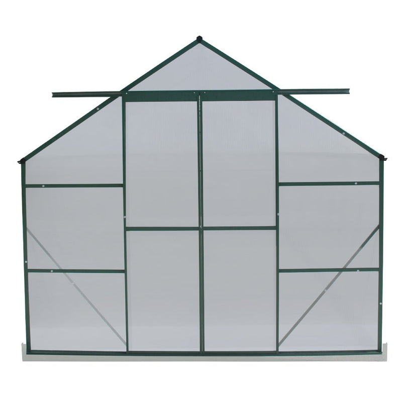 Aluminium Greenhouse Polycarbonate Large Green House Garden 6.3M - Home & Garden > Green Houses - Rivercity House & Home Co. (ABN 18 642 972 209) - Affordable Modern Furniture Australia