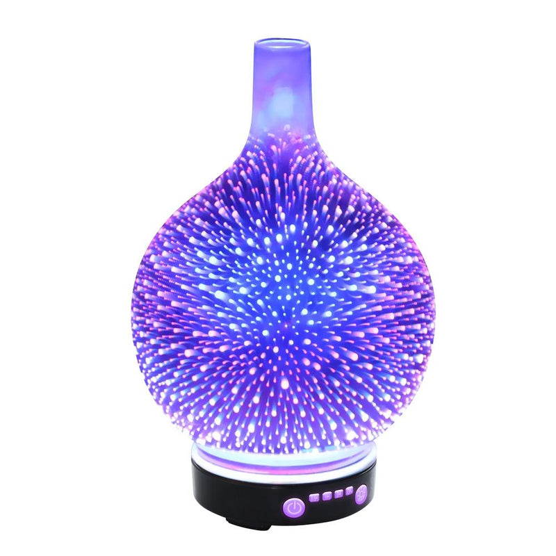 Aroma Diffuser 3D LED Light Oil Firework Air Humidifier 100ml - Rivercity House & Home Co. (ABN 18 642 972 209) - Affordable Modern Furniture Australia