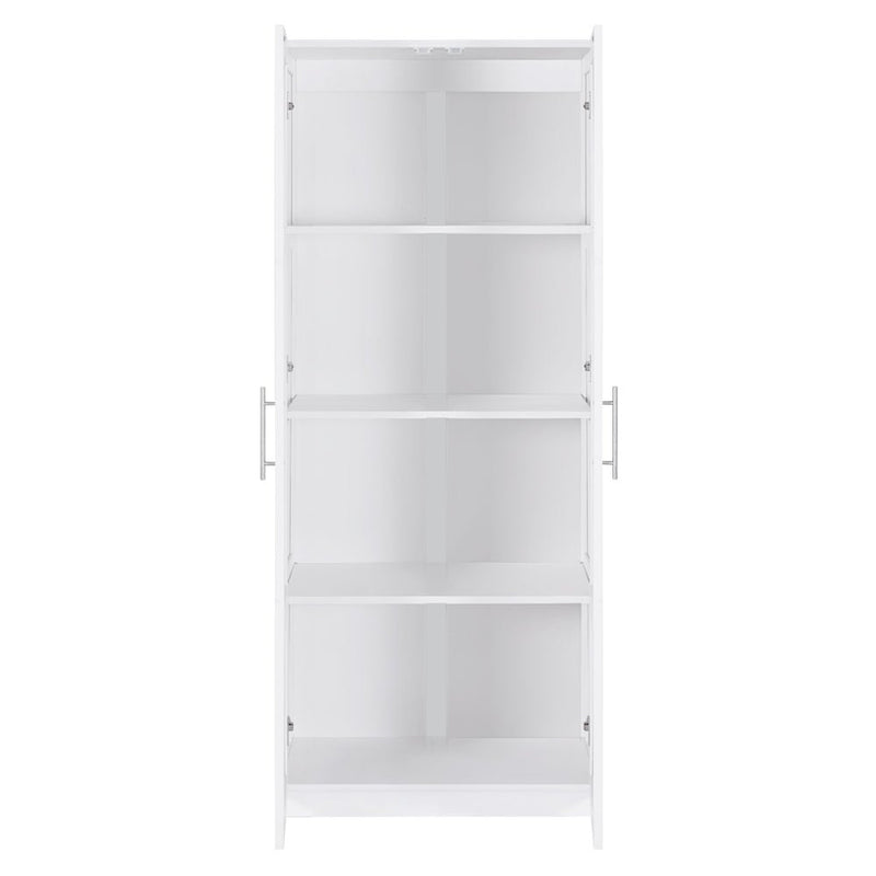 Artiss 2 Door Wardrobe Bedroom Cupboard Closet Storage Cabinet Organiser White - Furniture > Bedroom - Rivercity House & Home Co. (ABN 18 642 972 209)