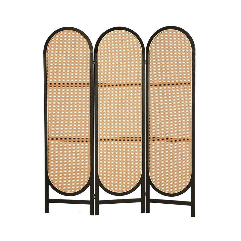 Artiss 3 Panel Room Divider Screen 151x180cm Rattan Brown - Furniture > Bedroom - Rivercity House & Home Co. (ABN 18 642 972 209) - Affordable Modern Furniture Australia