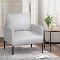 Kane Armchair Lounge Chair Grey Linen