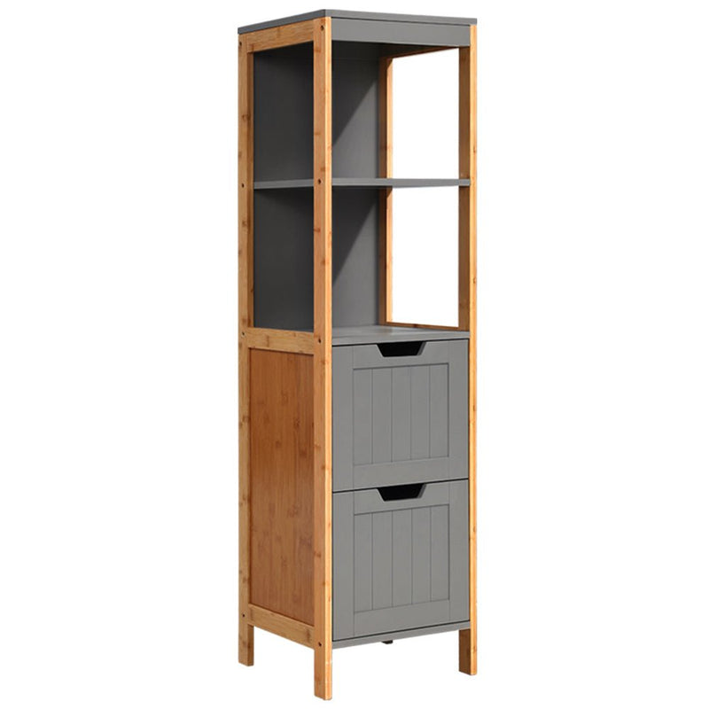 Artiss Bathroom Cabinet 115cm Bamboo Shelf - Furniture > Bathroom - Rivercity House & Home Co. (ABN 18 642 972 209) - Affordable Modern Furniture Australia