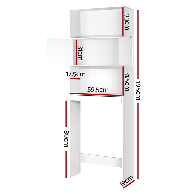 Bathroom Cabinet Over the Toilet Storage Shelf - Furniture > Bathroom - Rivercity House & Home Co. (ABN 18 642 972 209) - Affordable Modern Furniture Australia