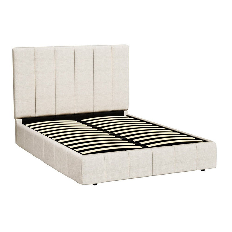 Artiss Bed Frame Double Size Beige TETTE - Furniture > Bedroom - Rivercity House & Home Co. (ABN 18 642 972 209) - Affordable Modern Furniture Australia