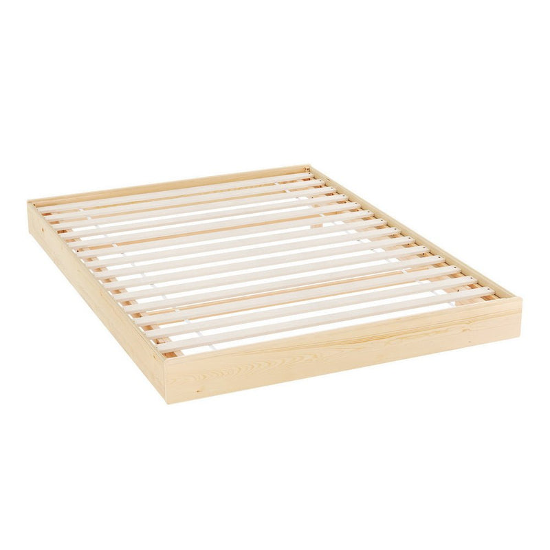 Artiss Bed Frame Double Size Floating Wooden Mattress Base Platform Timber ODIN - Furniture > Bedroom - Rivercity House & Home Co. (ABN 18 642 972 209)