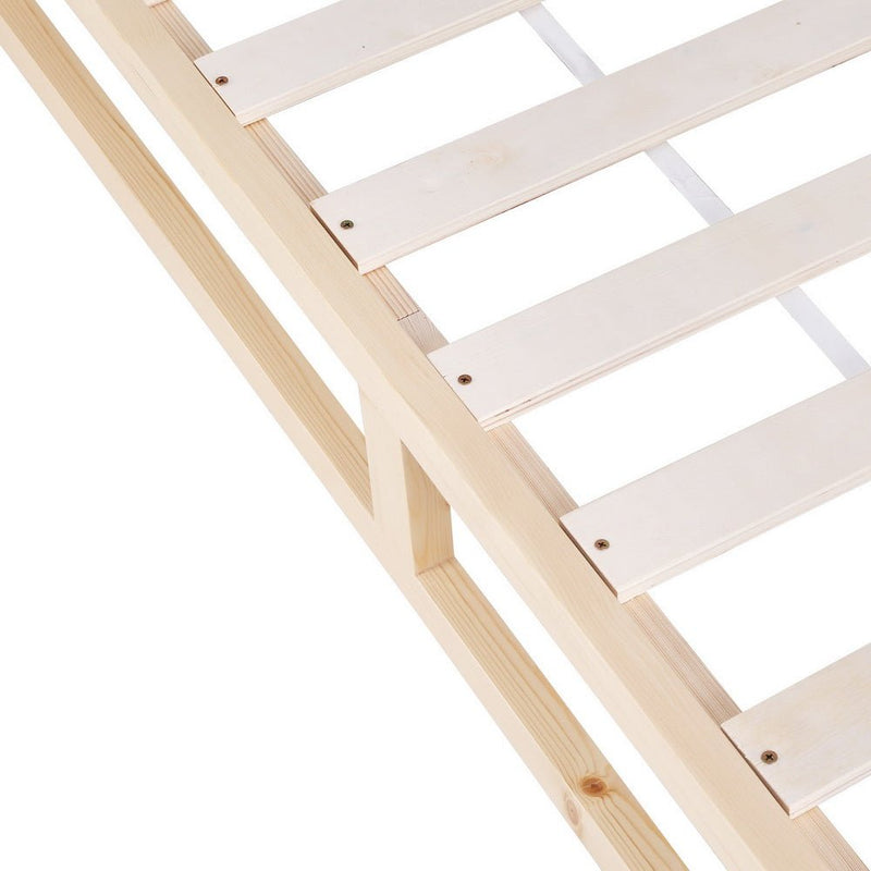 Artiss Bed Frame King Size Wooden Base Mattress Platform Timber Pine KALAM - Furniture > Bedroom - Rivercity House & Home Co. (ABN 18 642 972 209)