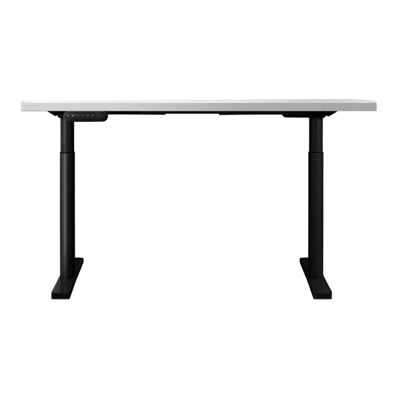 Artiss Electric Standing Desk Motorised Adjustable Sit Stand Desks Black White - Furniture > Office - Rivercity House & Home Co. (ABN 18 642 972 209)