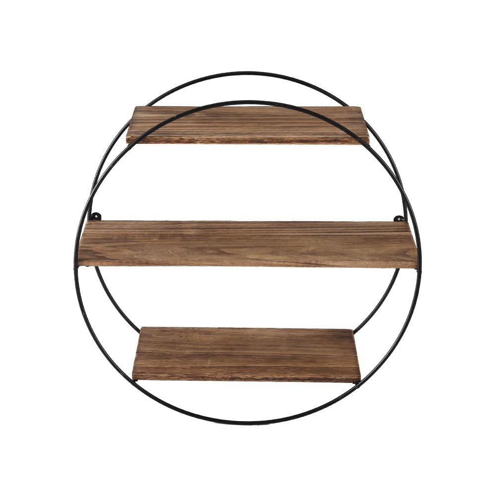 Artiss Floating Wall Shelf Round 3-Tier - Home & Garden > Storage - Rivercity House & Home Co. (ABN 18 642 972 209) - Affordable Modern Furniture Australia